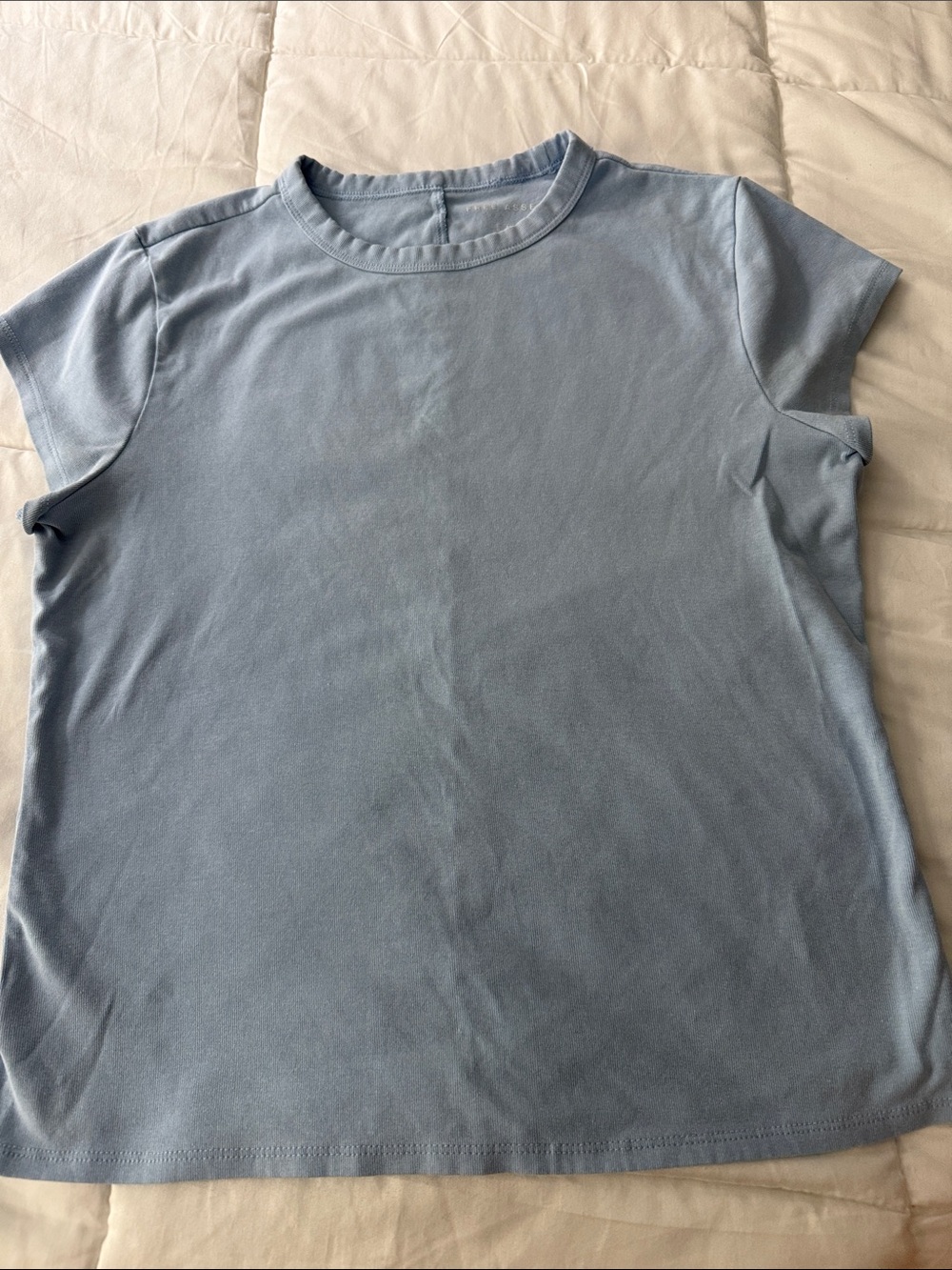 Women’s Short Sleeve Crewneck Tee - Light Blue